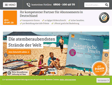 Tablet Screenshot of abo-direkt.de